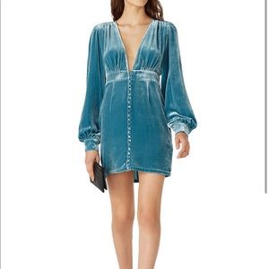 NEON BLONDE Velvet Dress